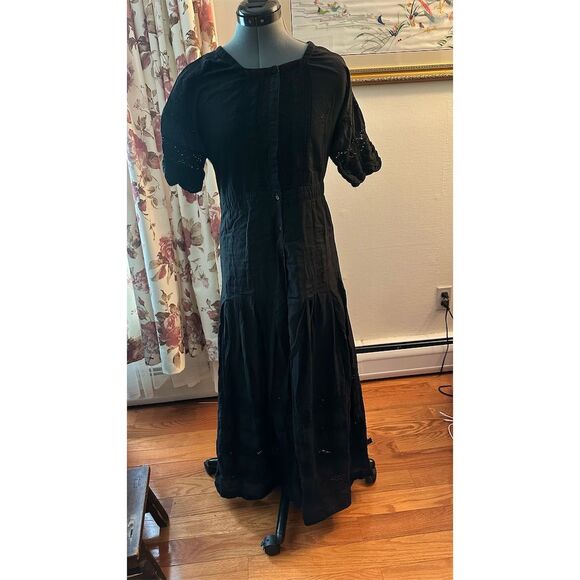 LoveShackFancy Black Midi Dress - Picture 1 of 6